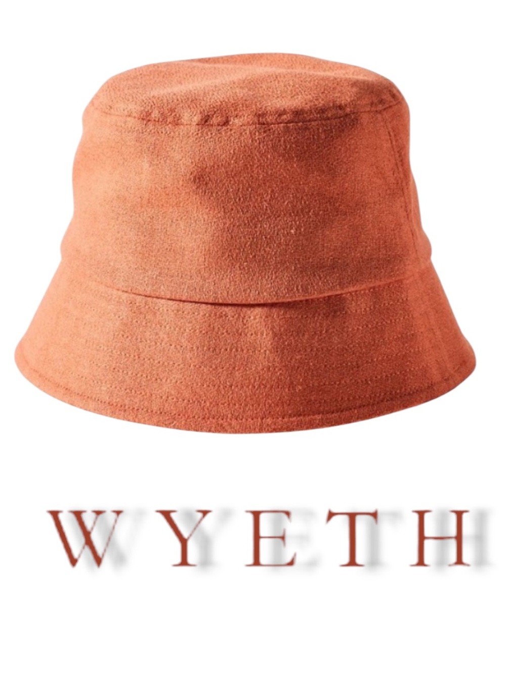 NWT Wyeth Sophie Bucket Hat Orange Sealed NEW